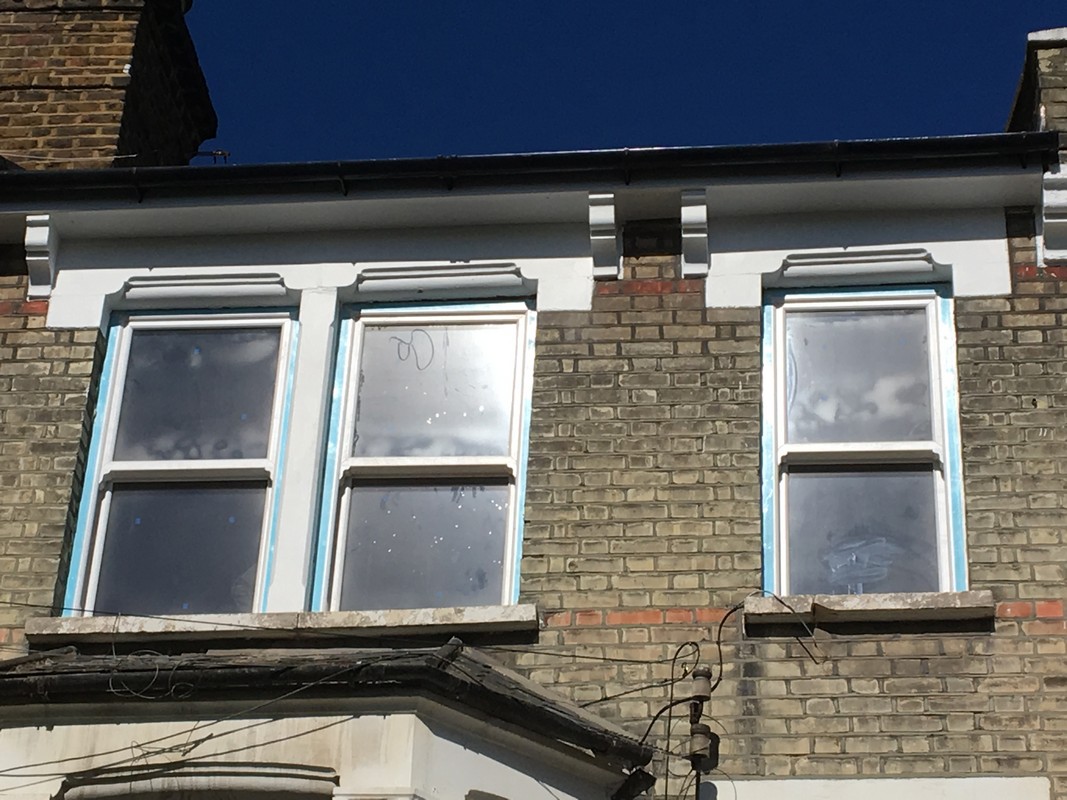New uPVC sash windows fitted on Victorian terrace in Earlsfield
